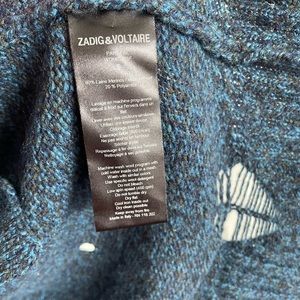 Zadig&Voltaire Wool  Cardigan-W/Knitting Details-Designer Collection,Almst New♥️